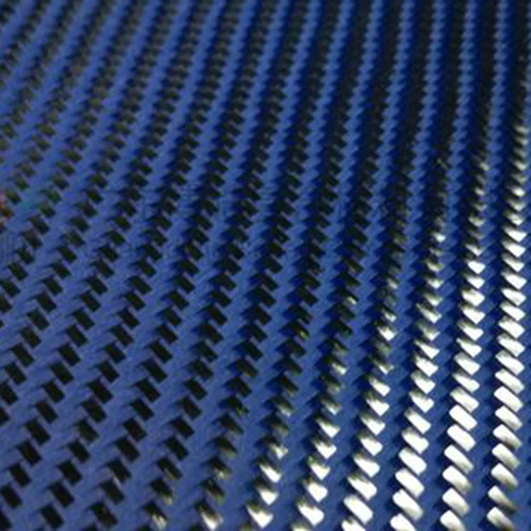 3K Blue Woven Carbon Fiber Fabric